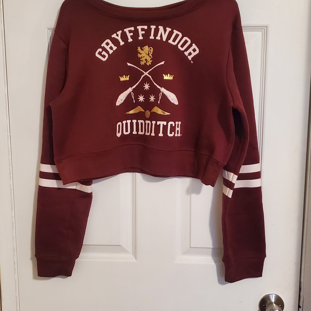 Gryffindor Quidditch Cropped Sweatshirt
